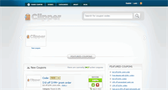 Desktop Screenshot of hotcouponclipper.com